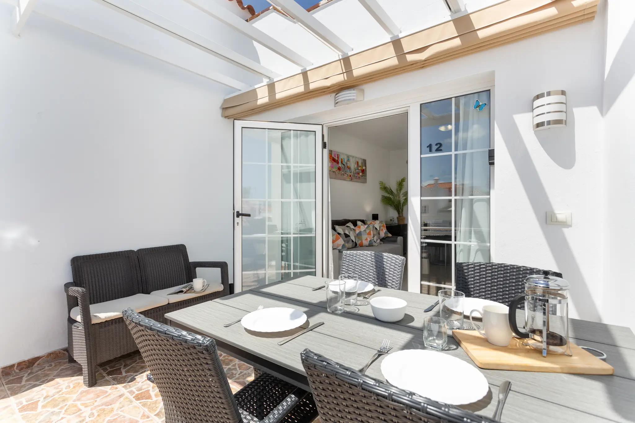 La Casita Encantada private terrace